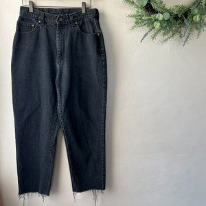Vintage Rider High Waisted Cropped Jeans